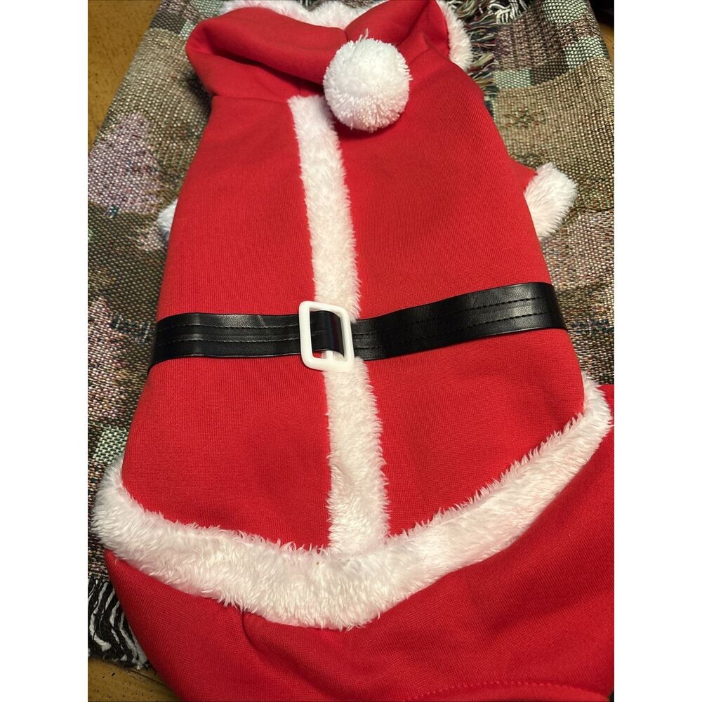 Dog Santa Costume Size XL